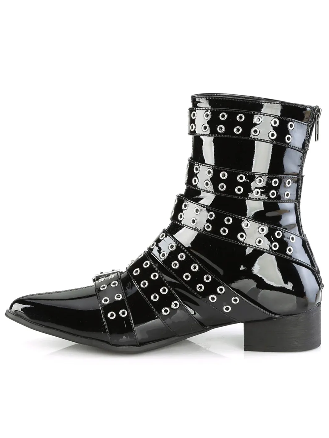 DEMONIA WARLOCK-70 - BLACK PATENT ✰ PRE ORDER ✰